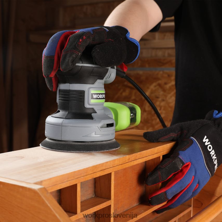 WORKPRO 2,5 A električni 5-palčni ekscentrični brusilnik, 6 spremenljivih hitrosti od 7000 do 14000 vrt/min 4V0B84233 orodje uporaben