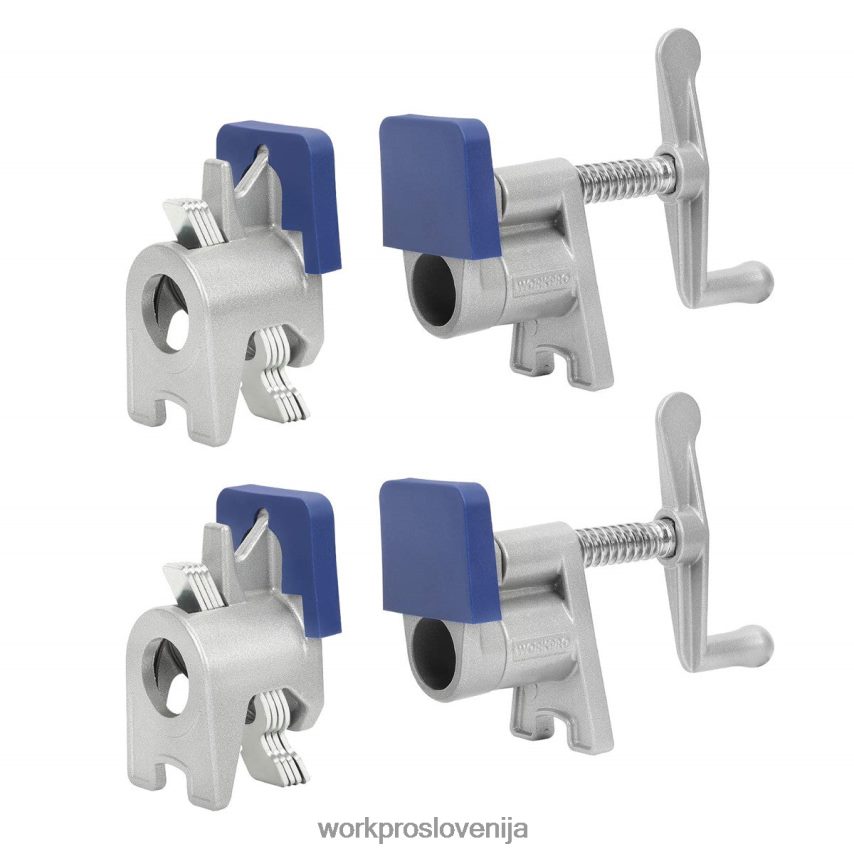 WORKPRO 2 kosa cevnih objemk, lahke cevne objemke iz tlačnega litja aluminija 4V0B84124 orodje Črna