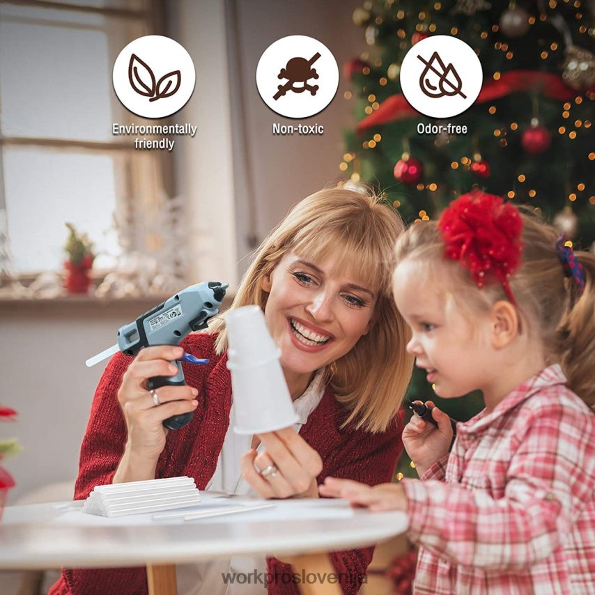 WORKPRO 100 paketov vročih lepilnih paličic polne velikosti, ki so združljivi z večino lepilnih pištol 4V0B84196 orodje novo