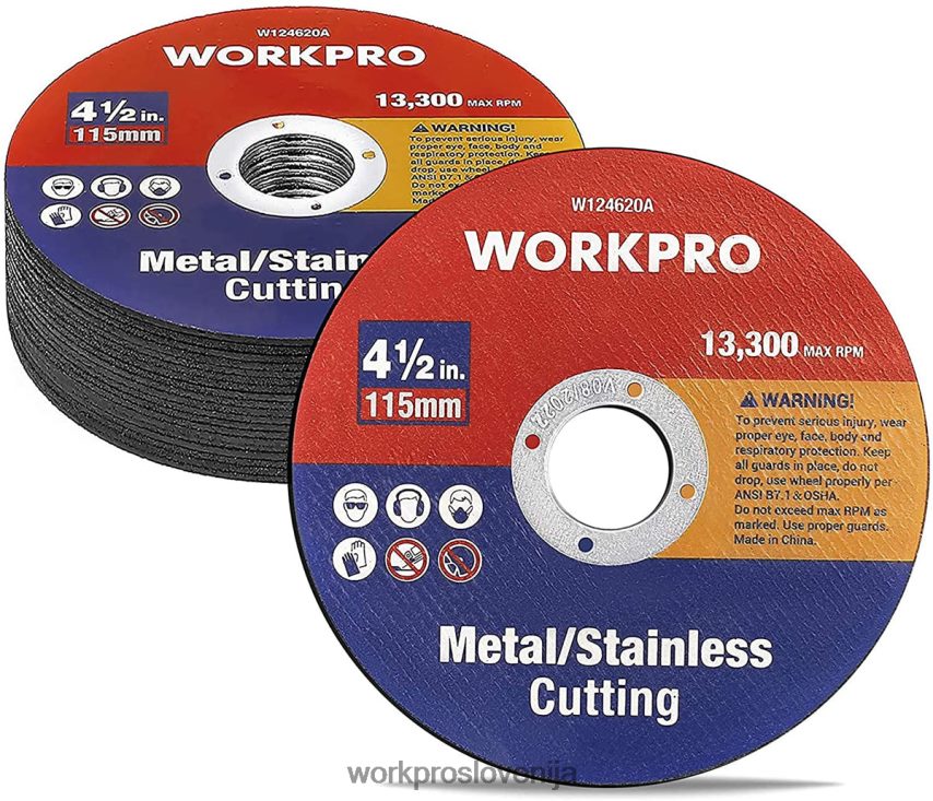 WORKPRO 20 kosov kovinskih nerjavnih rezalnih plošč tanka kovinska rezalna plošča za kotni brusilnik 4V0B84195 orodje uporaben