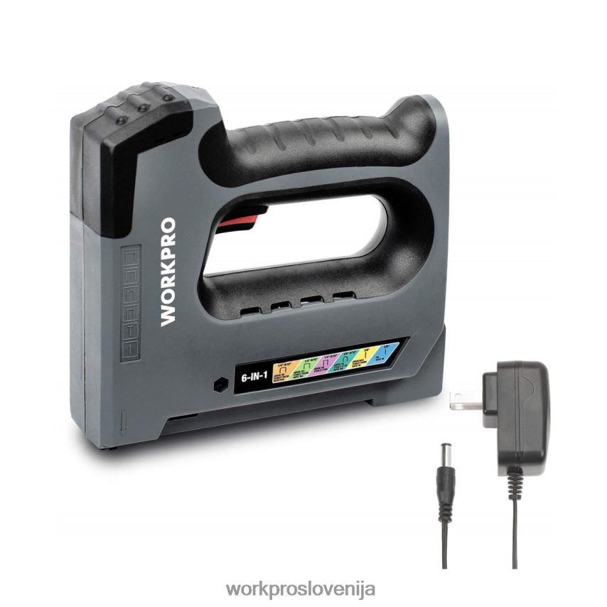 WORKPRO 6 v 1 3,6 V brezžična polnilna pištola za spenjanje 4V0B84166 orodje uporaben
