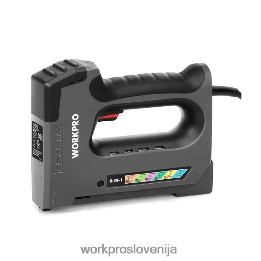 WORKPRO Električni spenjalnik 110v 6 v 1 za projekte obdelave lesa naredi sam 4V0B84167 orodje uporaben