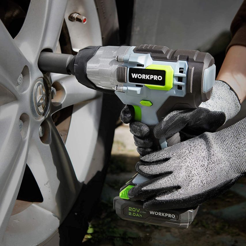WORKPRO 20 V akumulatorski udarni vijačnik s hitrim polnilnikom za pas za enostavno prenašanje 4V0B84187 orodje morden