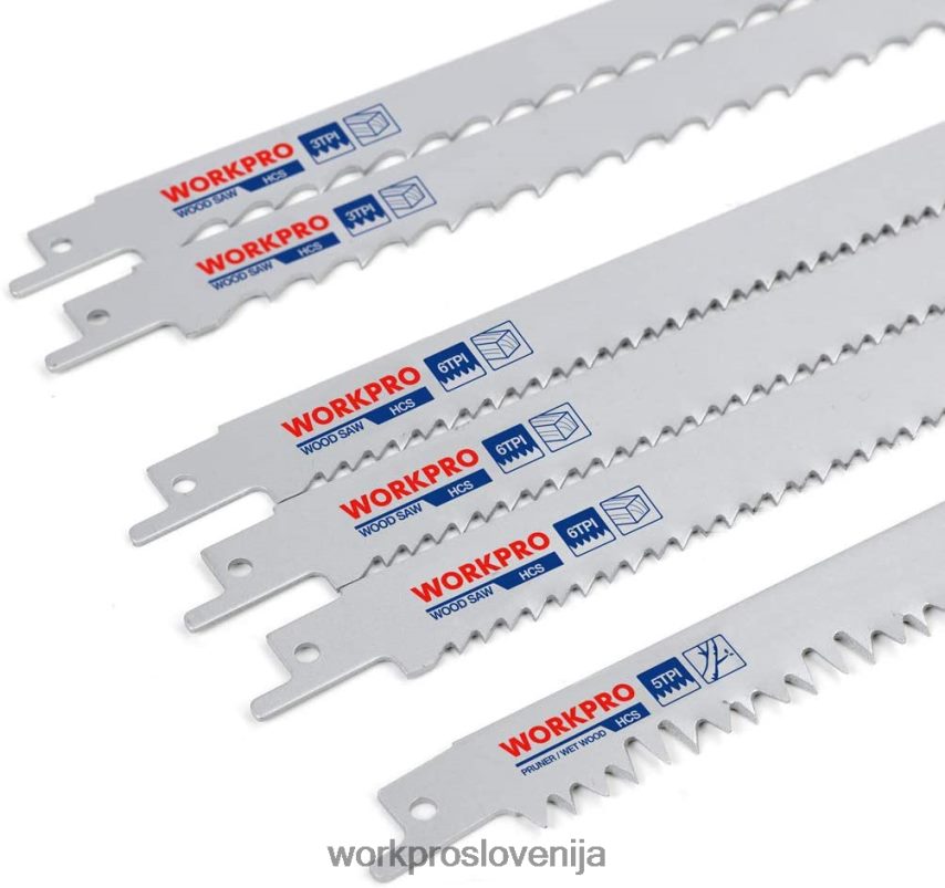 WORKPRO 32-delni komplet listov za sabljasto žago z organizatorsko torbico 4V0B84138 orodje uporaben