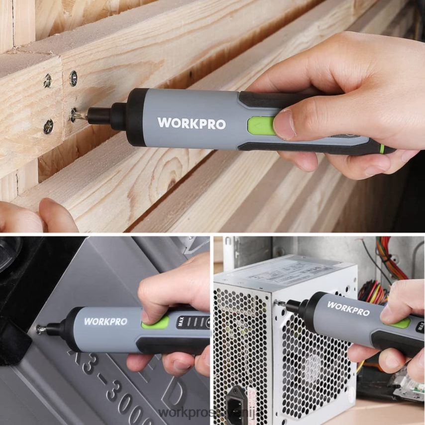 WORKPRO Električni vijačnik 4v, komplet akumulatorskih vijačnikov z led lučko 4V0B84232 orodje uporaben