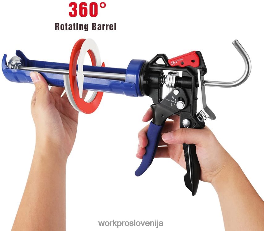 WORKPRO pištola za tesnjenje z nastavljivim razmerjem potiska za standardne tesnilne cevi 4V0B84135 orodje koristno