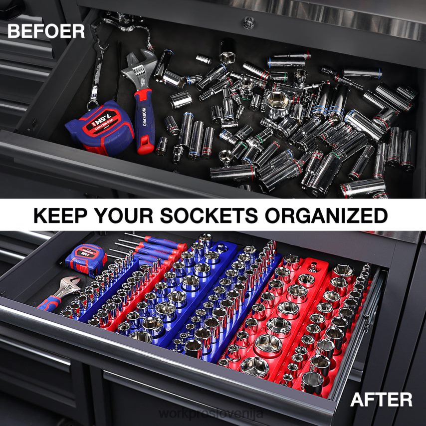 WORKPRO set 6 magnetnih organizatorjev posod 4V0B84126 orodje morden
