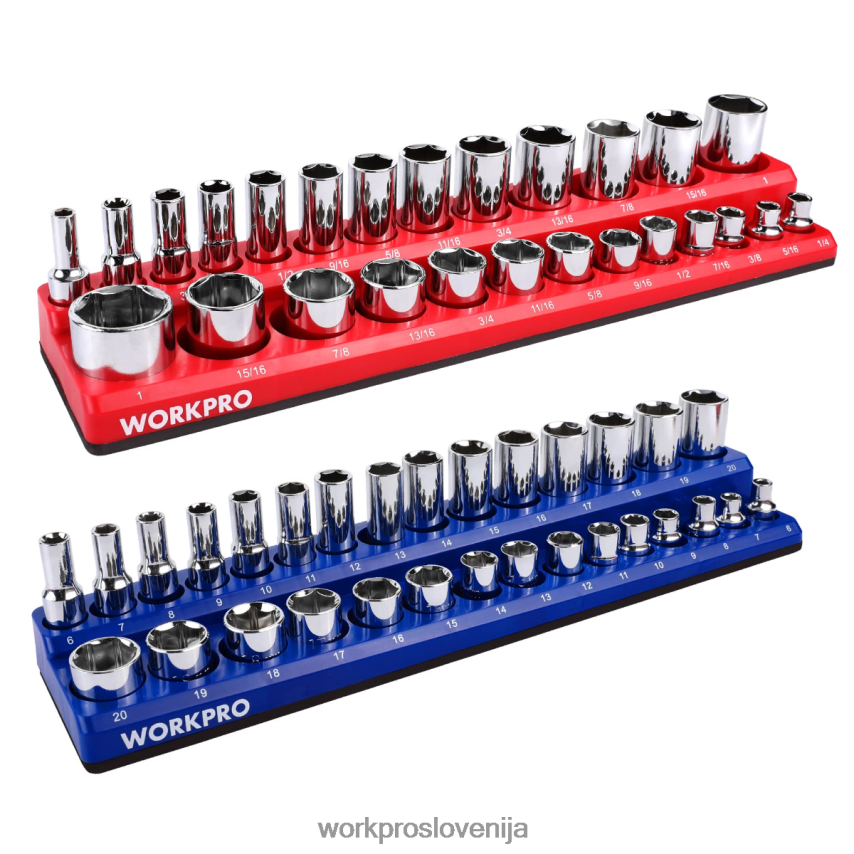 WORKPRO set organizatorjev magnetnih vtičnic 4V0B84131 orodje novo