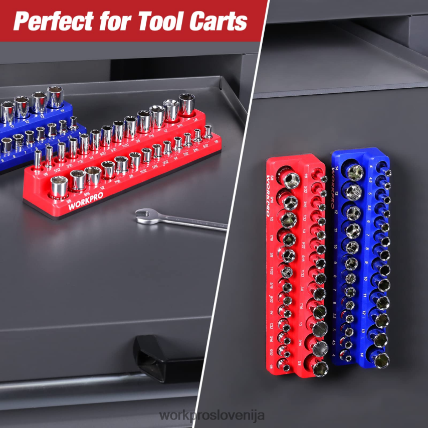 WORKPRO set organizatorjev magnetnih vtičnic 4V0B84131 orodje novo