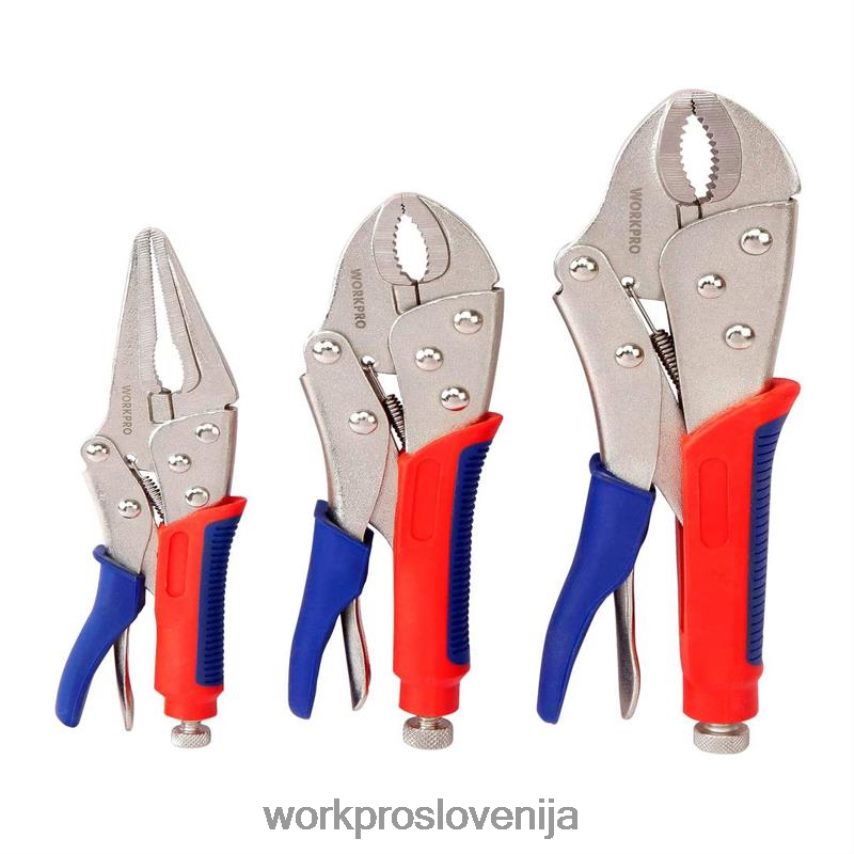 WORKPRO 3-delni set zaklepnih klešč 4V0B8470 orodje koristno