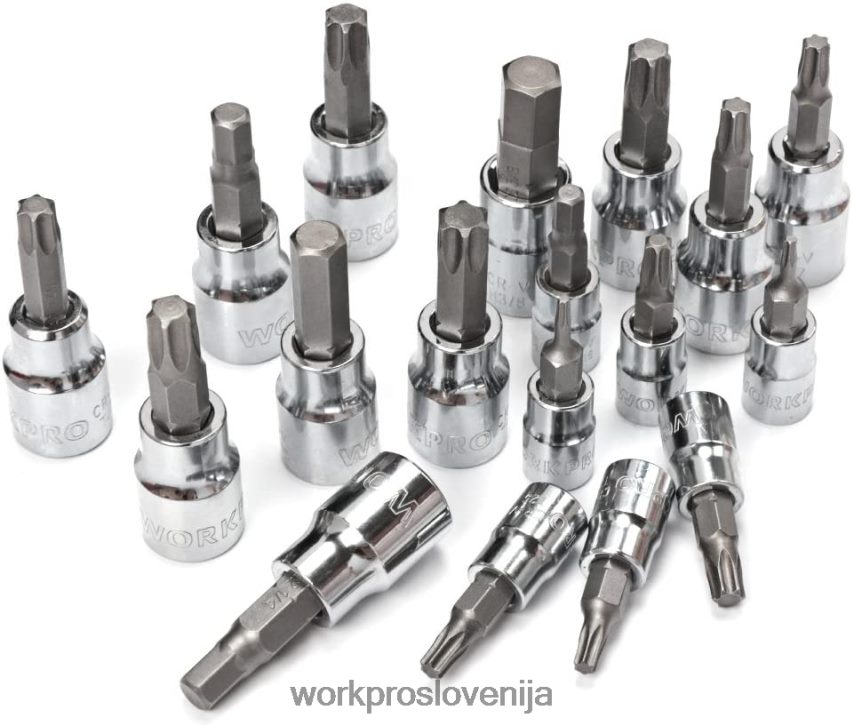 WORKPRO 450-delni komplet univerzalnega profesionalnega orodja za mehanike z zmogljivim kovčkom 4V0B84306 orodje uporaben