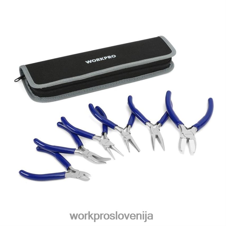 WORKPRO 7-delni set zlatarskih klešč z torbico za enostavno prenašanje 4V0B8478 orodje uporaben