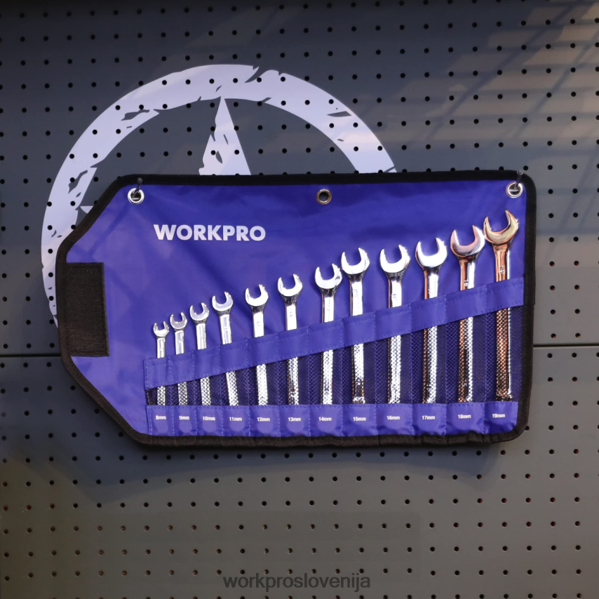 WORKPRO 12 kosov metričnih 8-19 mm, vrhunski komplet kombiniranih ključev cr-v 4V0B8495 orodje novo