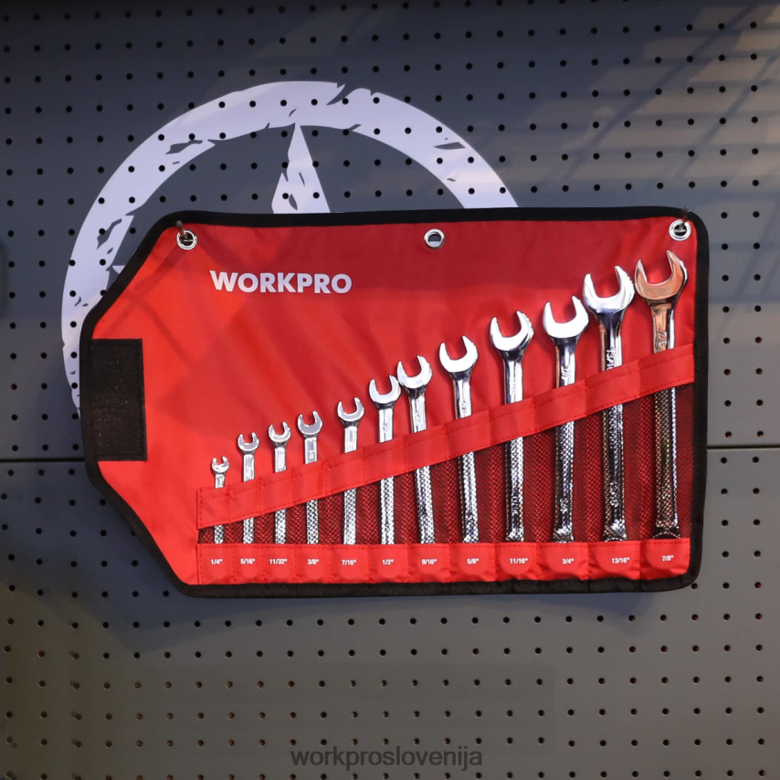 WORKPRO 12 kosov metričnih 8-19 mm, vrhunski komplet kombiniranih ključev cr-v 4V0B8495 orodje novo