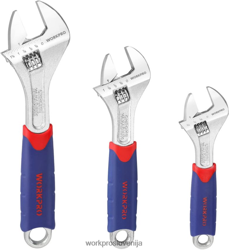 WORKPRO 3-delni set nastavljivih ključev 4V0B8483 orodje morden