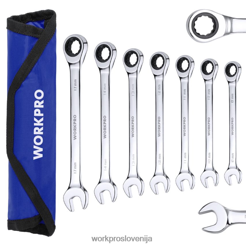 WORKPRO 7-delni komplet kombiniranih ključev z ragljo 4V0B8485 orodje uporaben
