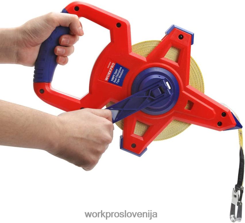 WORKPRO tračni meter z odprtim kolutom z rezilom iz steklenih vlaken, prevlečenim z dvojnim najlonom, 100 čevljev 4V0B84109 orodje novo