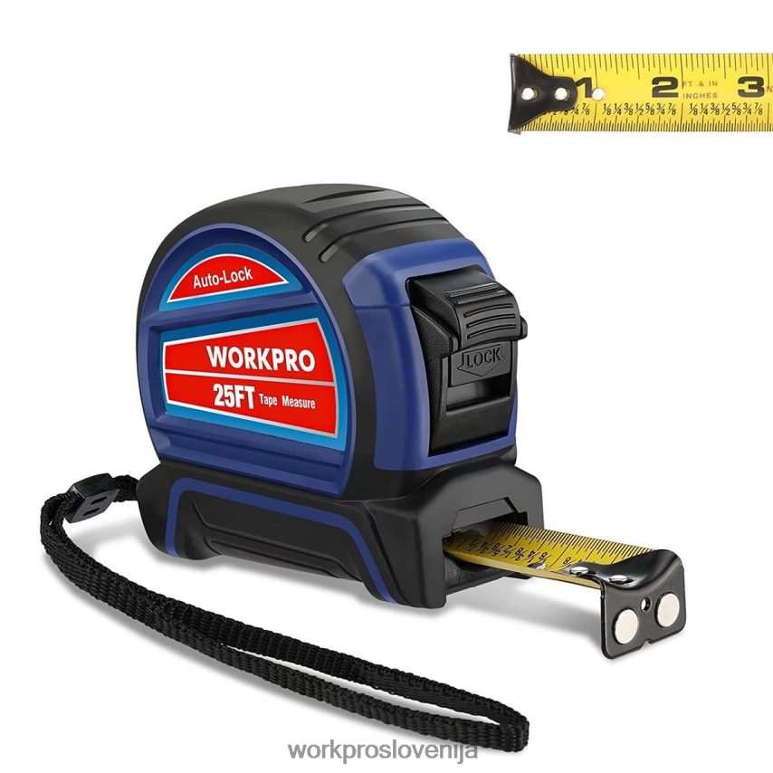 WORKPRO trak s samodejnim zaklepanjem 25 ft 4V0B84111 orodje uporaben