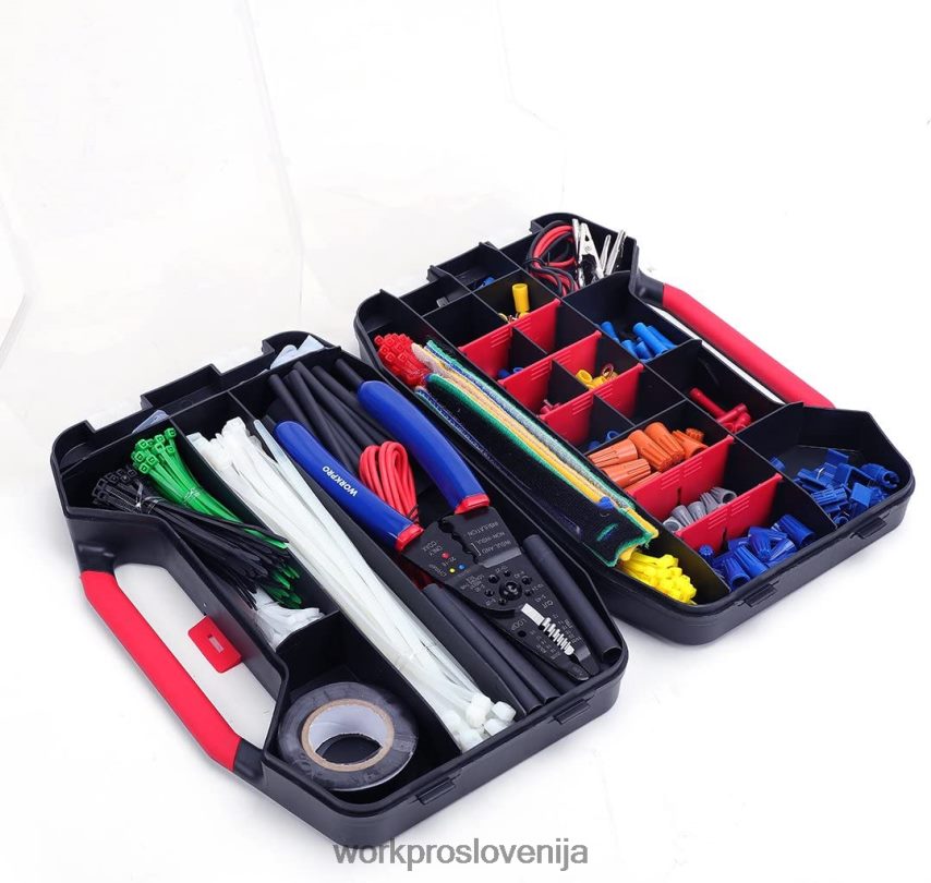 WORKPRO 582 kosov električni komplet za popravilo termoskrčljive cevi za žične sponke z rezalnikom za odstranjevanje žice 4V0B84152 orodje uporaben