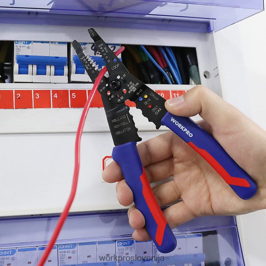 WORKPRO 8-palčni odstranjevalec žice, večnamenski rezalnik žice za odstranjevanje, rezanje in stiskanje 4V0B84158 orodje uporaben