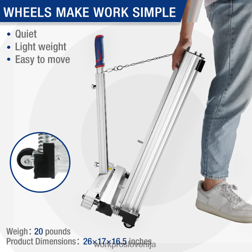 WORKPRO rezalnik za laminatne vinilne talne obloge 4V0B84159 orodje uporaben