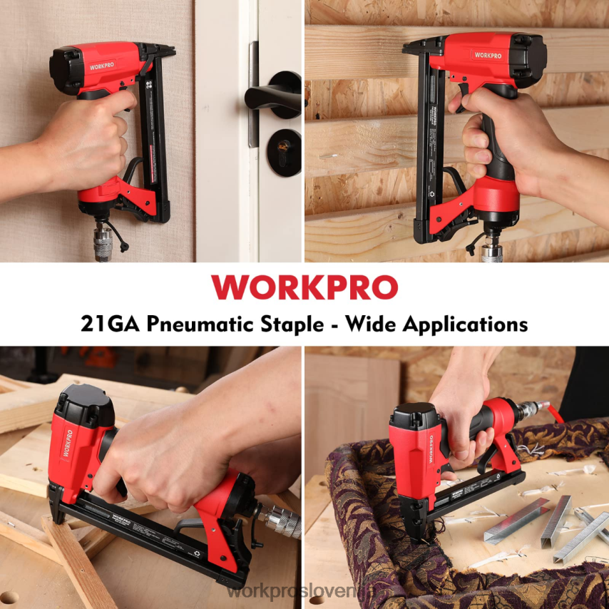 WORKPRO pnevmatska spenjalna pištola, 8016/7116 spenjalnik za oblazinjenje 4V0B84182 orodje morden
