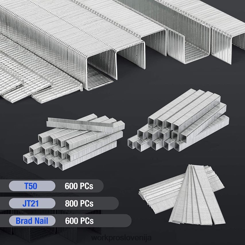 WORKPRO zabijalnik za težka dela 4 v 1 aluminijast žebljalnik z 2000 sponkami 4V0B8458 orodje koristno