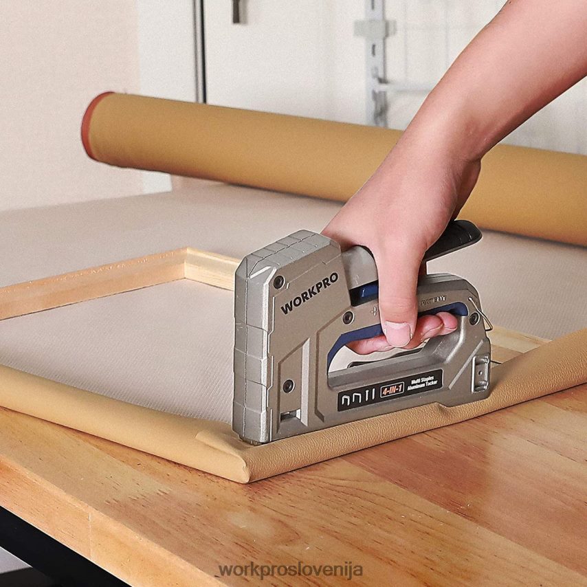 WORKPRO zabijalnik za težka dela 4 v 1 aluminijast žebljalnik z 2000 sponkami 4V0B8458 orodje koristno