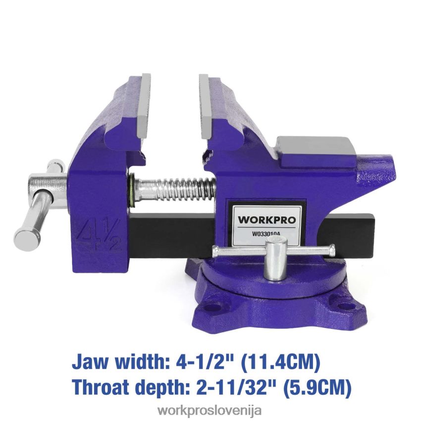 WORKPRO primež za delovno mizo 4V0B84113 orodje uporaben