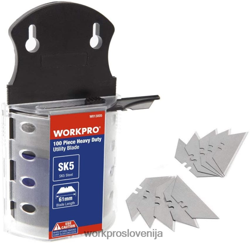 WORKPRO 100 rezil uporabnih nožev iz jekla sk5 z dozirnikom 4V0B8440 orodje uporaben