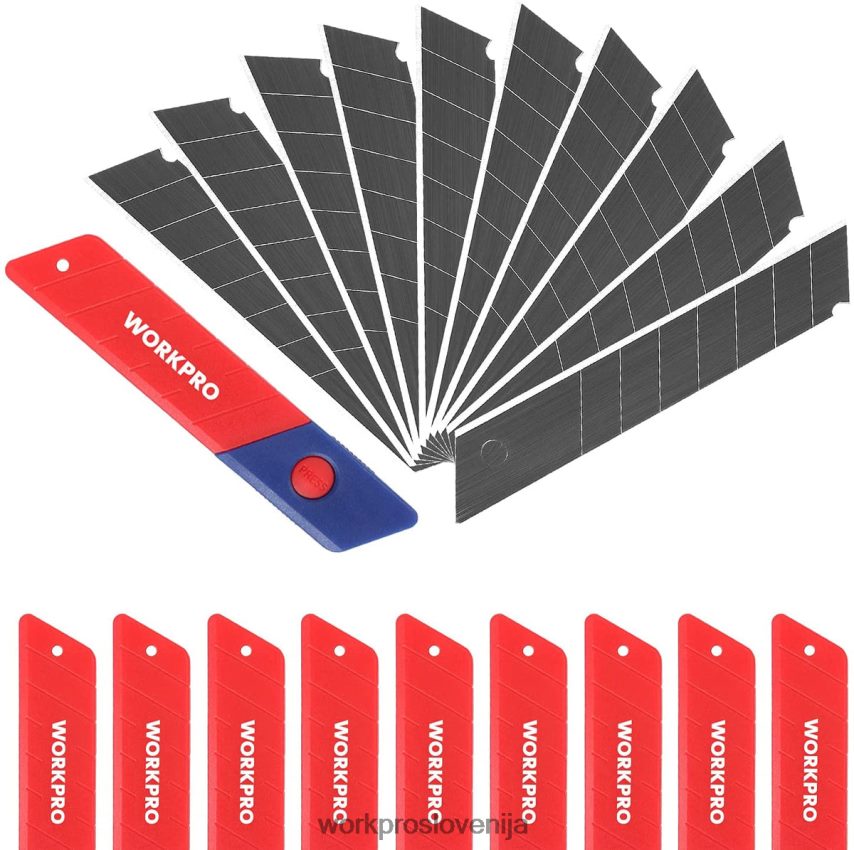 WORKPRO 18 mm odlomljiva rezila sk5 jekleno nadomestno rezilo ustreza paketu 100 kosov 4V0B8453 orodje uporaben