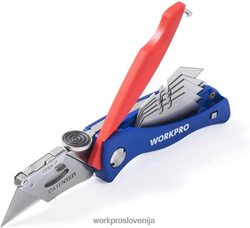 WORKPRO zložljiv nož, hitro menjalni rezalnik za škatle 4V0B8450 orodje uporaben