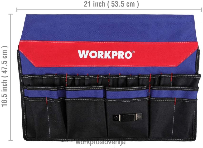 WORKPRO vedro organizator orodja z 51 žepi (orodje ni vključeno) 4V0B8420 shranjevanje koristno