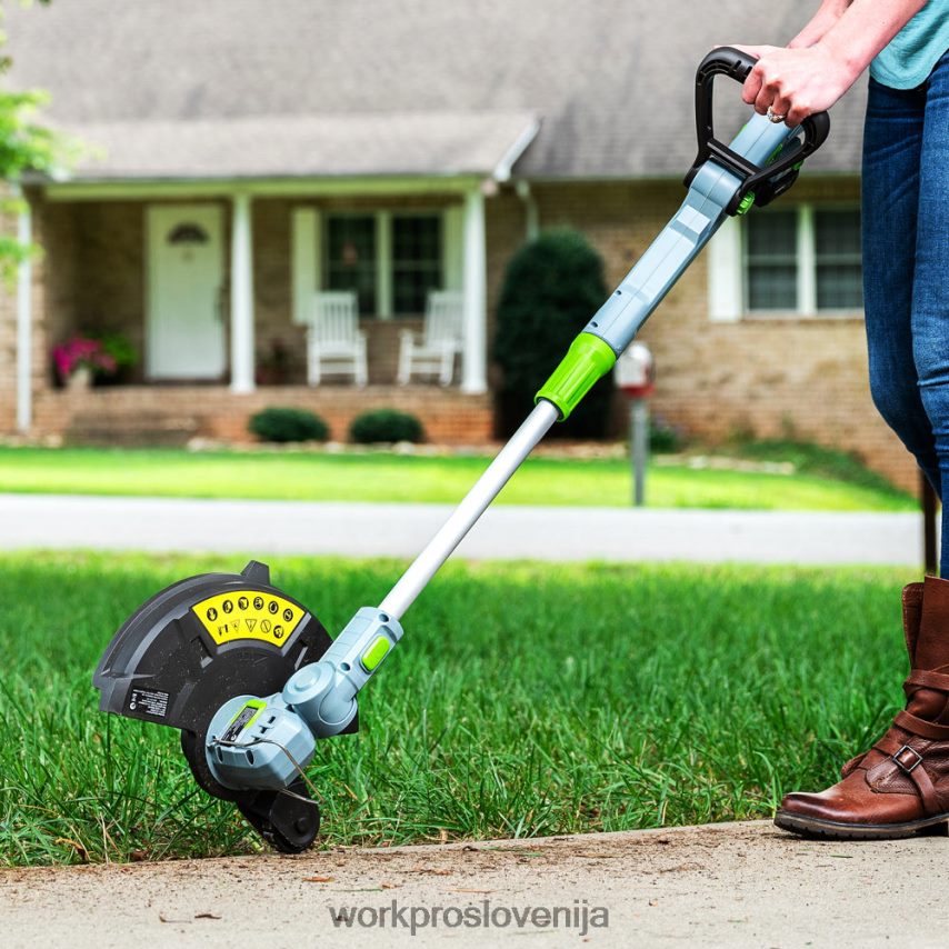 WORKPRO 20-voltni akumulatorski prirezovalnik/obrezovalnik robov 12-palčni z 2ah litij-ionsko baterijo 1-urni hitri polnilnik 16,4-ft priložena nitka za prirezovanje 4V0B84293 orodje koristno